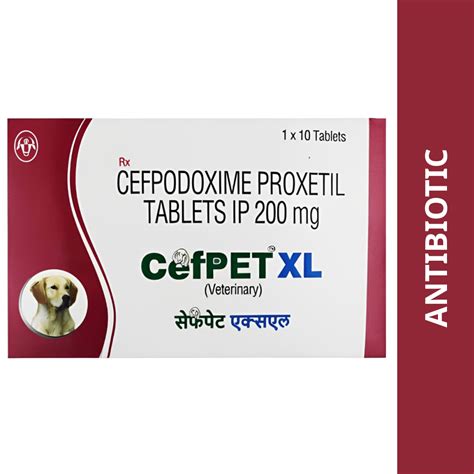 Intas Cefpet XL 200mg (Cefpodoxime Proxetil) Tablet – Paw Store