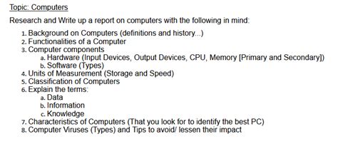 Image result for Introduction of Computing Background for Report
