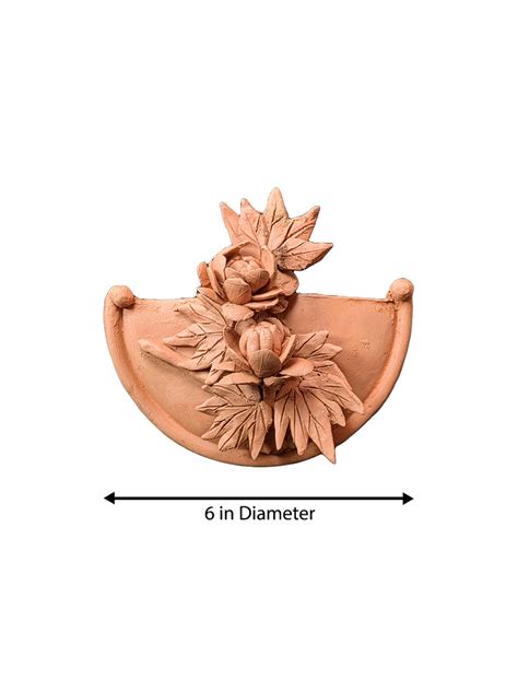 Crescent Garden in Terracotta artwork for Home Decor