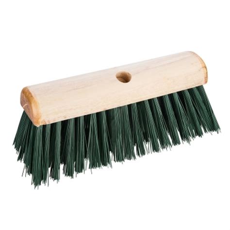 Silverline Stiff PVC Green Garden Saddleback Yard Broom Head 196579 ...