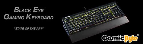 Amazon.in: Buy Cosmic Byte CB-GK-11 Black Eye Wired Aluminium ...