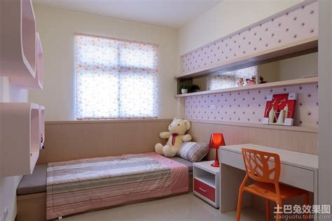 现代简约可爱儿童房间效果图 – 设计本装修效果图