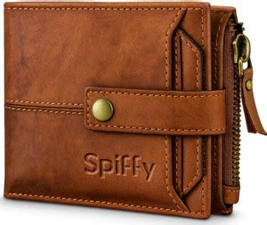 SPIFFY Men Casual Brown Genuine Leather Wallet Brown - Price in India ...