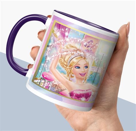 Buy NH10 DESIGNS Barbie Printed Coffee Mug Barbie Doll Cartoon Cups ...