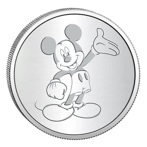 Buy SILVERA 50 Gms M. Mouse 999.0 Silver Coin Capsule | Precious Coin ...