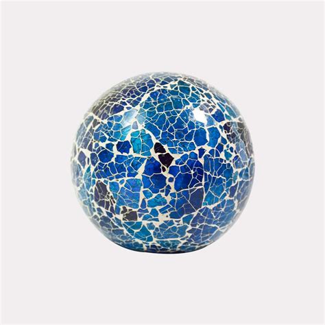 Blue Borosilicate Glass Ball – 6.5 Inch | Jagmag Lights