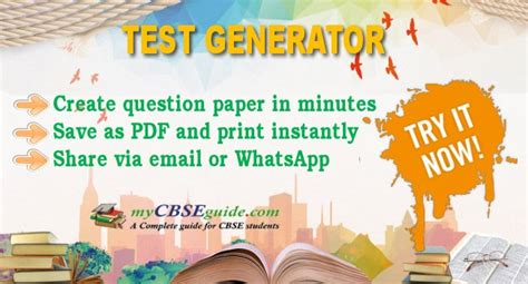 Test Generator CBSE Guide 的图像结果