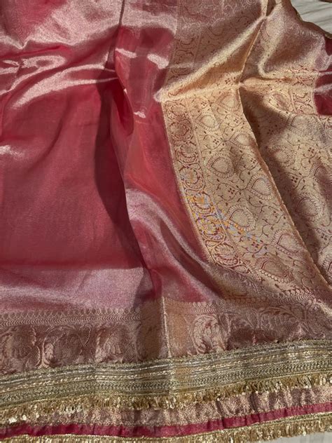 Tissue Silk Banarasi Sarees Online - The Usee Shop