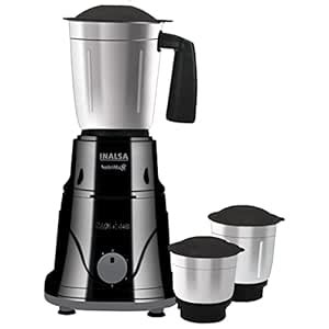 Buy INALSA Mixer Grinder NutriMaxx -550W with 3 Stainless Steel Jars ...