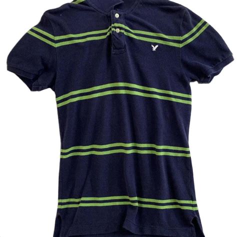 American Esgle Outfitters The Eagle Polo Size XS... | Depop