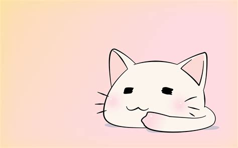 Kawaii Anime Cat Wallpapers - Wallpaper Cave