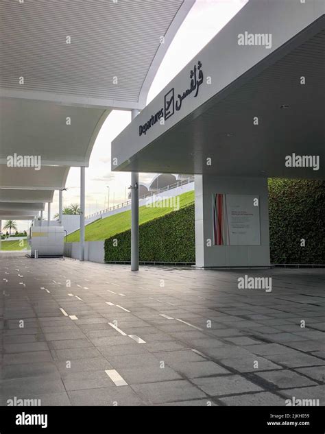 The modern exterior of the Brunei International Airport in Bandar Seri ...