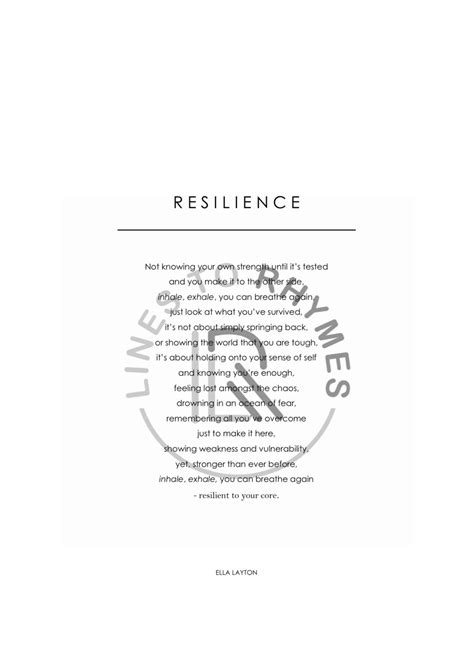 Resilience Poem - Etsy