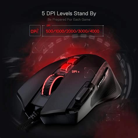 Redragon Predator M612 – Wired Gaming Mouse | 11 Buttons, 8000 DPI ...