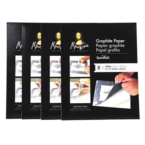 Mona Lisa Image Transfer - Jumbo White Graphite Paper - 18 x 24" - 2 Sheets