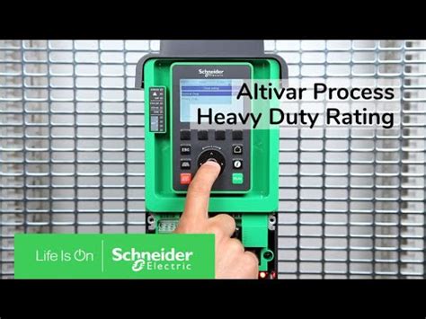 Altivar Process: How to set Heavy duty rating (drt)? How to video ...