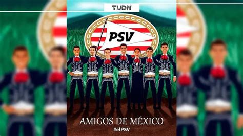 PSV se luce con futbolistas mexicanos por el 15 de septiembre | TUDN ...