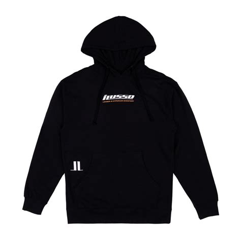 iLusso Women's Black Hoodie