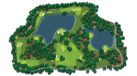 Masters Golf Course Map 的图像结果