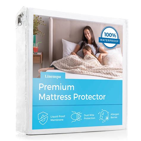 Buy LINENSPA Premium Mattress Protector - 100% Waterproof ...