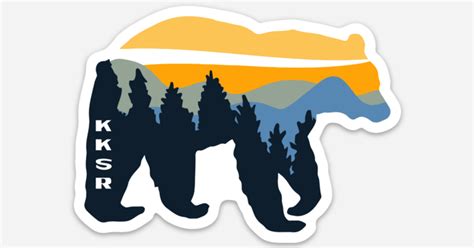 Kia Kima Bear by Mike Haskins | Die cut stickers | Sticker Mule India