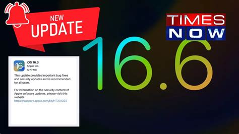 Immediate Update Required: Apple's iOS 16.6 Update Fixes Actively ...