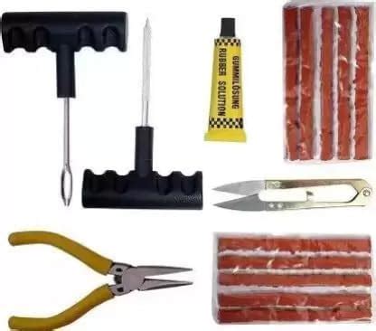 TMRIDE Tubeless Tyre Full Set for Car & Bike Tubeless Tyre Puncture ...