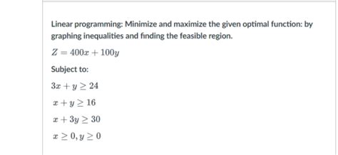Minimize Calculator Linear Programming 的图像结果