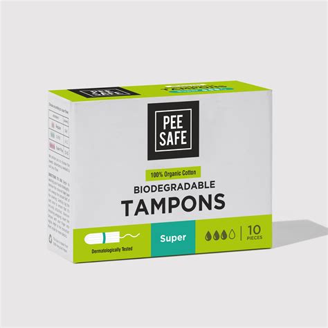 Pee Safe Tampons | Super Size | Pack Of 10