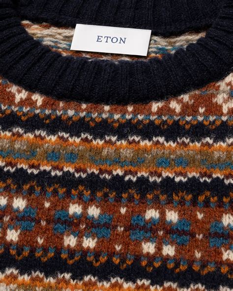 Wool Fair Isle Sweater - Eton