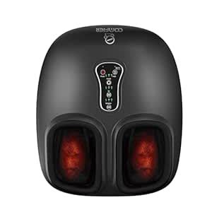 COMFIER Shiatsu Foot Massager with Heat, Vibration,Rolling Compression ...