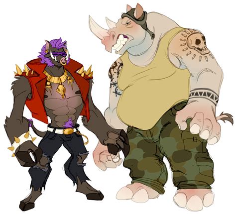 Bebop And Rocksteady by Atomic52 on DeviantArt