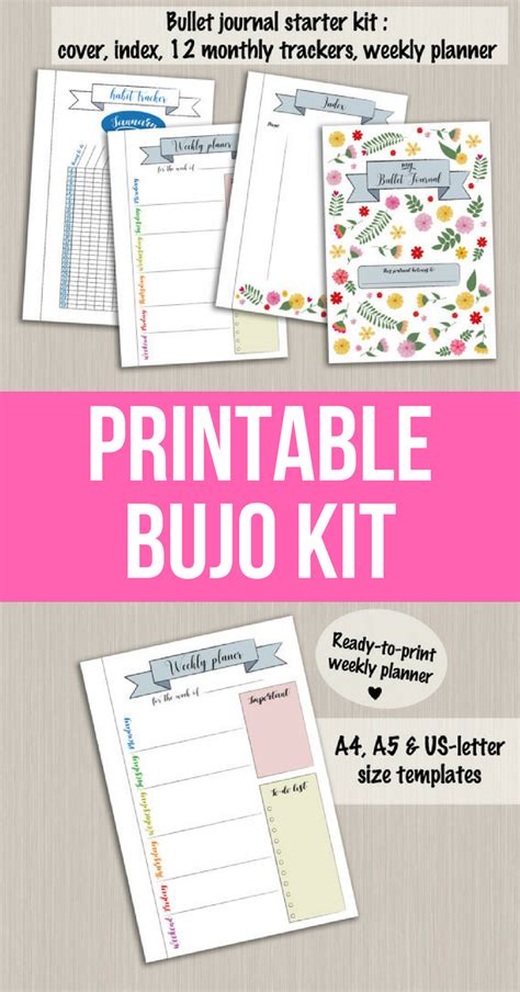 bujo printables