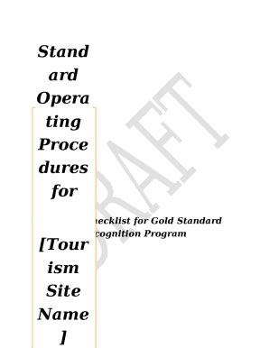 Image result for Standard Operating Procedure Checklist