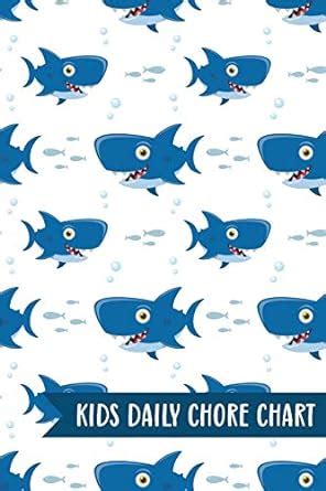 Buy Kids Daily Chore Chart: Shark Weekly Checklist Task Family Behavior ...