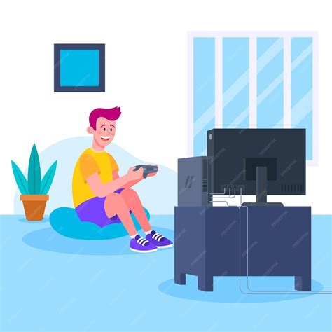 Характер игры концепции видеоигры | Бесплатно векторы