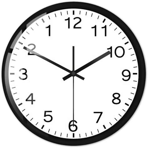 Buy Timethink Modern Design Run Backwards Quiet Sweep Clock with Metal ...