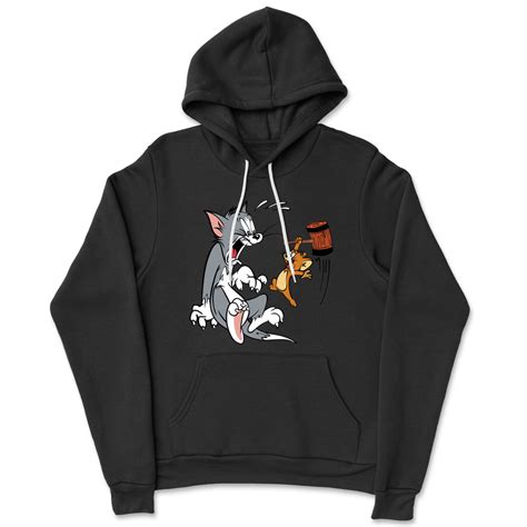 Buy Tom and Jerry Printed Cartoon Hoodie Online in India | Teeshood ...