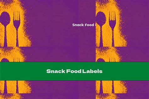 Snack Labels 的图像结果