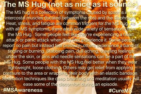 Multiple Sclerosis, MS Awareness, MS Hug | Multiple sclerosis quotes, Multiple sclerosis help ...