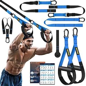 Home Resistance Training Kit, Bodyweight Resistance Straps for Full ...