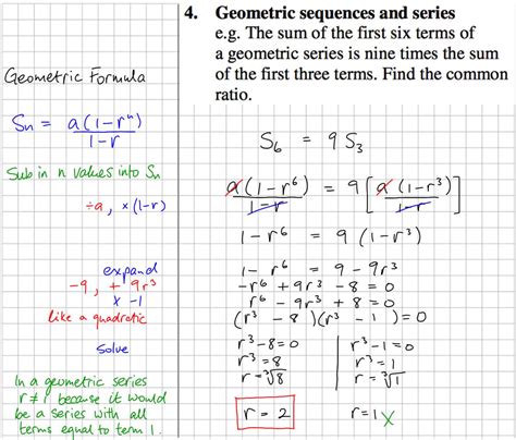 Series and Sequences From Maths Tutor 的图像结果