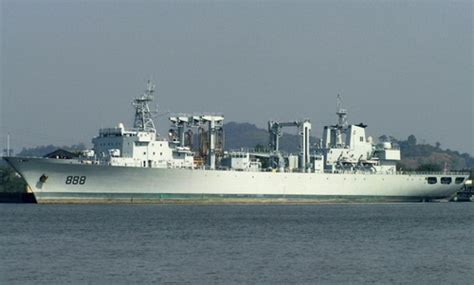 中国又一艘903A综合补给舰在沪东造船厂下水(图)|补给舰|903A型_凤凰军事