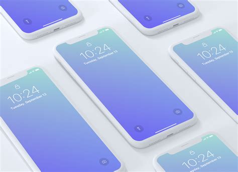 Premium iPhone X App Screen Mockup | Free PSD Templates
