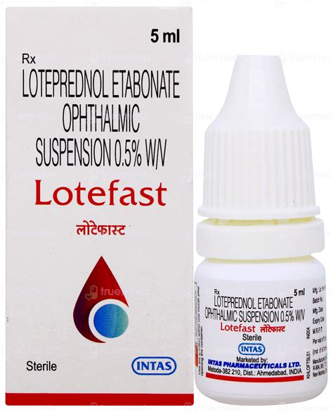 Lotefast Ophthalmic Suspension 5 Ml - Uses, Side Effects, Dosage, Price ...