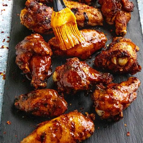 Honey Sriracha Chicken Wings - Chili Pepper Madness