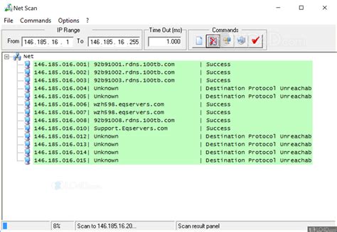 NetScanTools 的图像结果