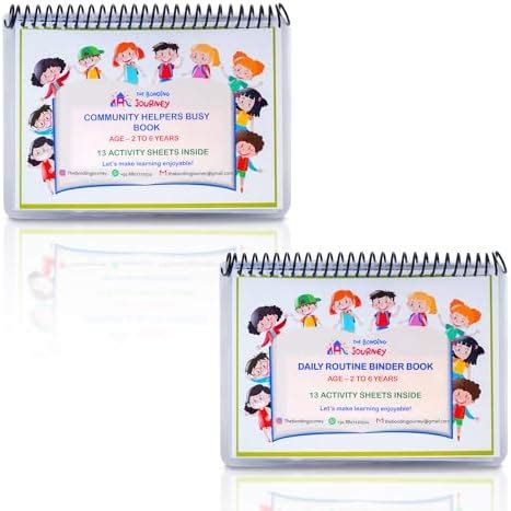 DAILY ROUTINE & COMMUNITY HELPERS BINDER BOOK | Montessori Busy Book ...
