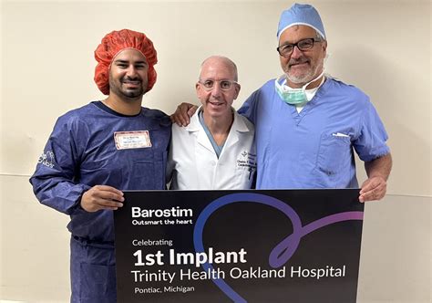 Trinity Health Oakland First in Michigan to Implant Neuromodulation ...