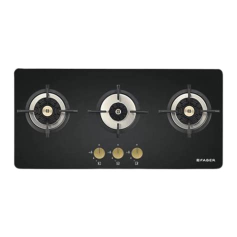 Faber 80 cm 3 Burner Hob Maxus Series MAXUS HT 803 CRS BR CI AI on ...
